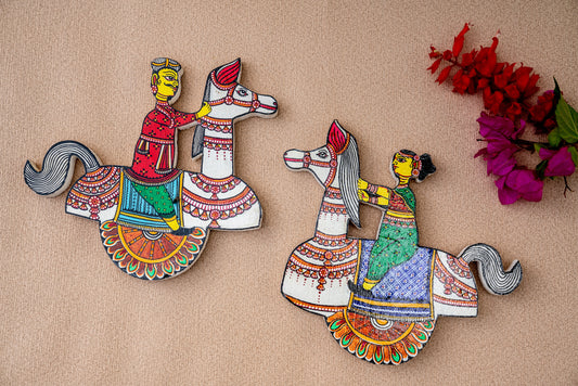 Handpainted Rajasthani Pattachitra Style Doll Series